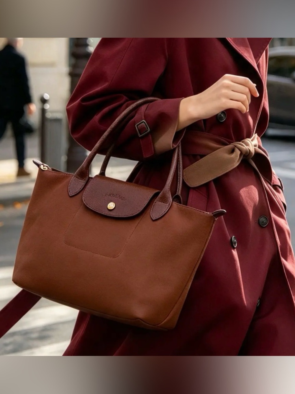 Le Pliage Original Small Handbag Cognac Brown - NWT